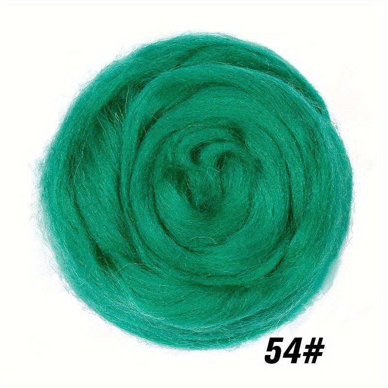 22lb Multicolor Felting Wool Fiber Soft Roving