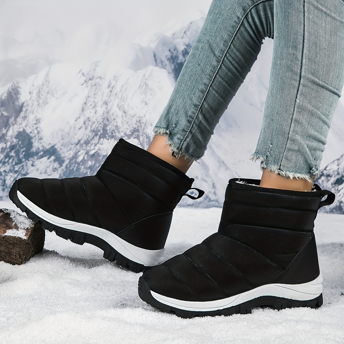 Women's Snow Boots Warm Winter Hiking Boots