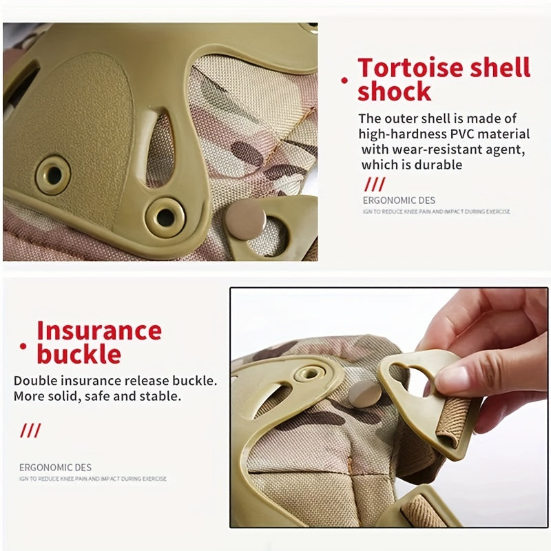 Gel Cushioned Knee & Elbow Pads for Sports