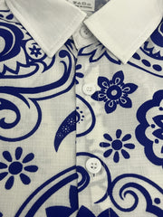 Paisley Pattern Men s Long Sleeve Shirt - Spring Fall Outdoor Vacation