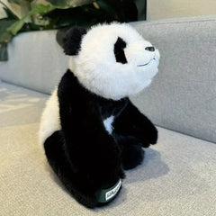Furry Panda Plush Doll Toy Birthday Gift