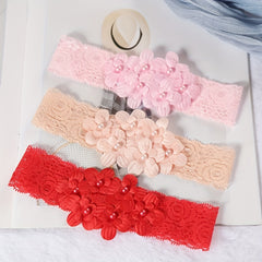 Baby Girl Headband Elastic Hairband Newborn Head Flower Toddler Headwear