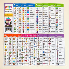 21pcs High Frequency Sight Words Flash Cards Vocabulary Building Toy Game