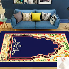 Boho Absorbent Non Slip Vintage Area Rug Soft Floor Mat Living Room Bedroom