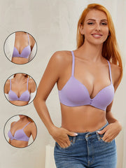 Lace Wireless Push Up Bra Comfortable & Breathable Women's Lingerie