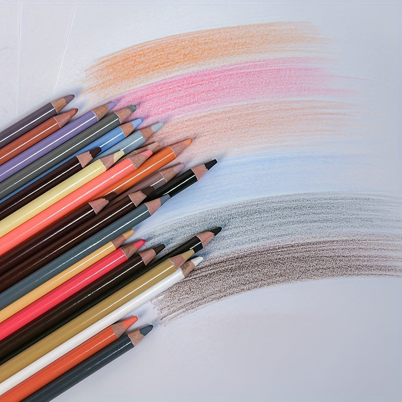 Professional Charcoal Pencils Set for Skin Tone Colored Sketching