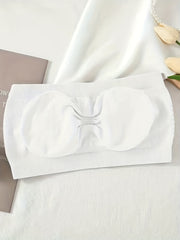 3pcs Cut Out Bandeau Bras Stretch Everyday Bra