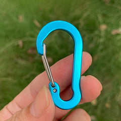 6pcs Heavy Duty Alloy Keychain Keyring for Outdoor Camping Hiking