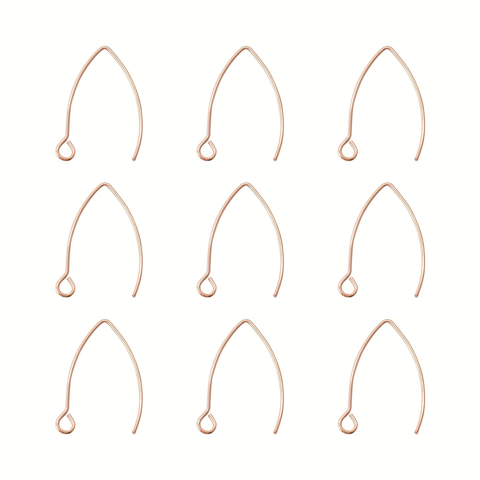 10 Pcs Stainless Steel Earring Hooks for Earrings Making