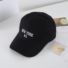 Street Letter Embroidery Washed Baseball Cap Men's Casual Cap