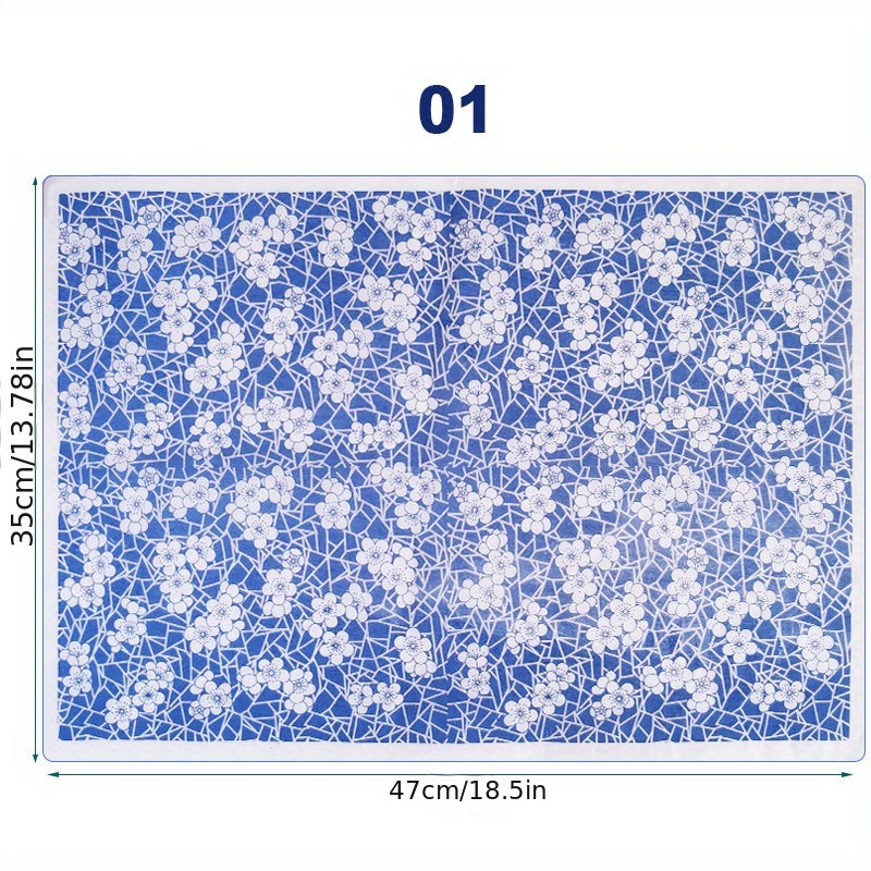 1PC Ceramic Glaze Flower Paper Jingdezhen High Temperature Underglaze Paste Flow