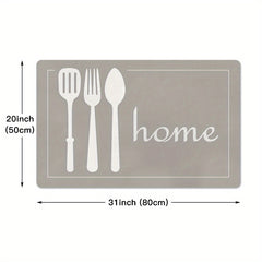 Soft Kitchen Floor Mat Non slip Waterproof Kitchen Mat Machine Washable