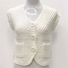 Knitted Shawl Warm Wrap Solid Cardigan For Women