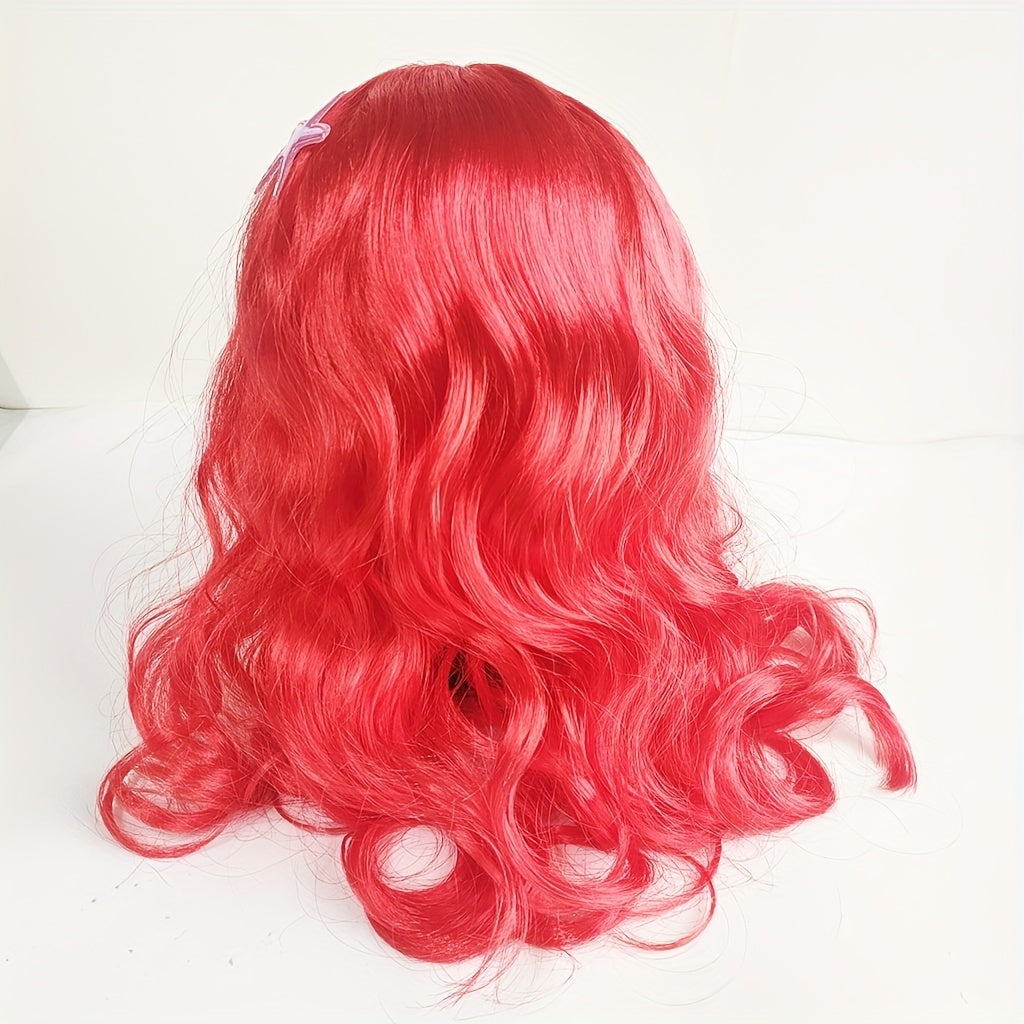 Princess Dress up Wigs For Girls Halloween Costume Kids Hair Wig