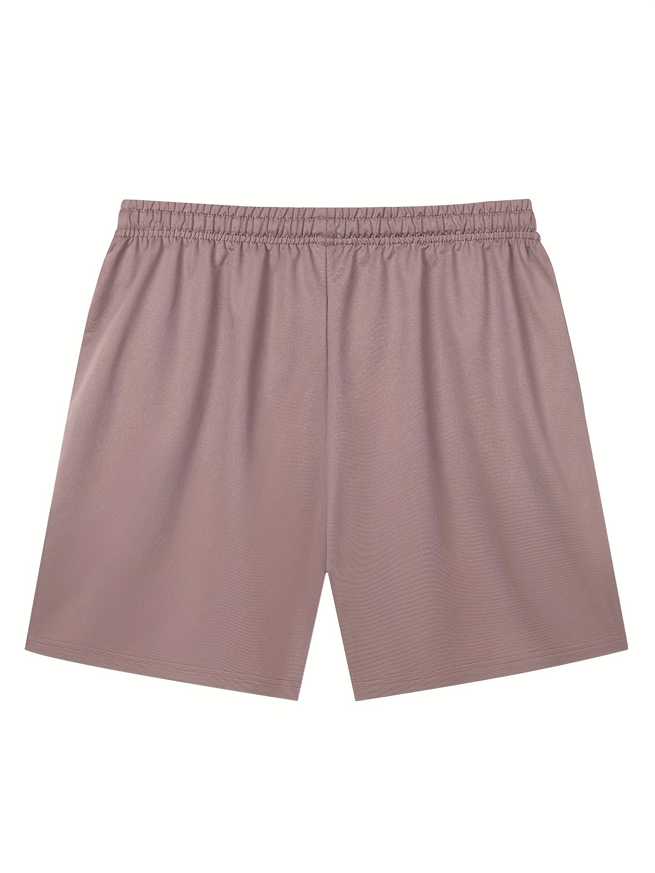 Alien Comfy Drawstring Shorts Men's Casual Solid Stretch Elastic Waist Shorts