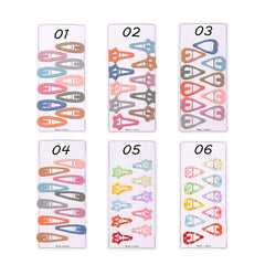 10pcs Water Drop Hair Clip Hairpin for Baby Girls