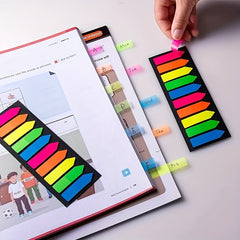 Neon Arrow Sticky Index Tabs, 1200/1600 Pcs