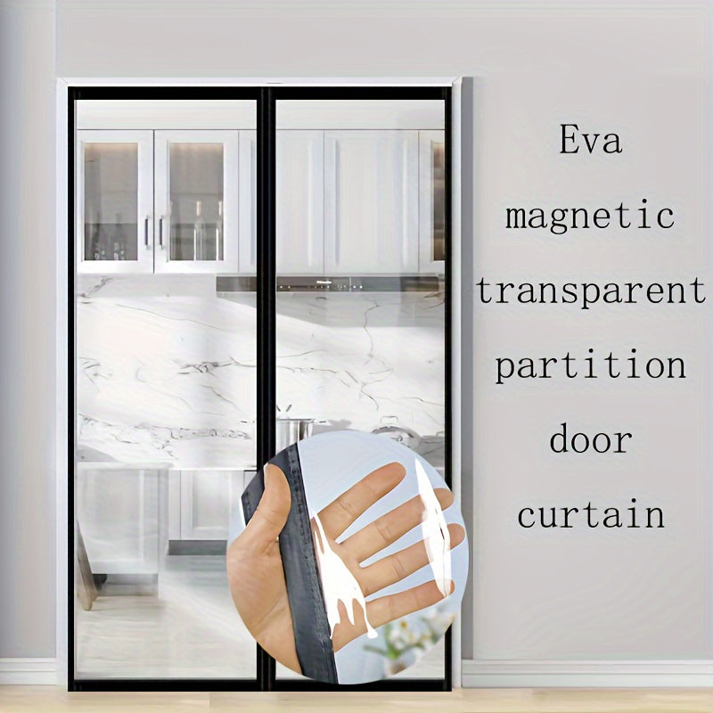 Door Curtain Transparent Anti-Cold Air Magnetic Suction Curtain