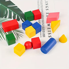 Geometry Building Blocks Toy Set for Mathematics Teaching