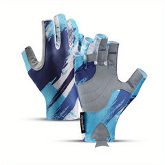 Outdoor Fingerless Fishing Gloves Sunscreen Wear-resistant for Fishing Cycling