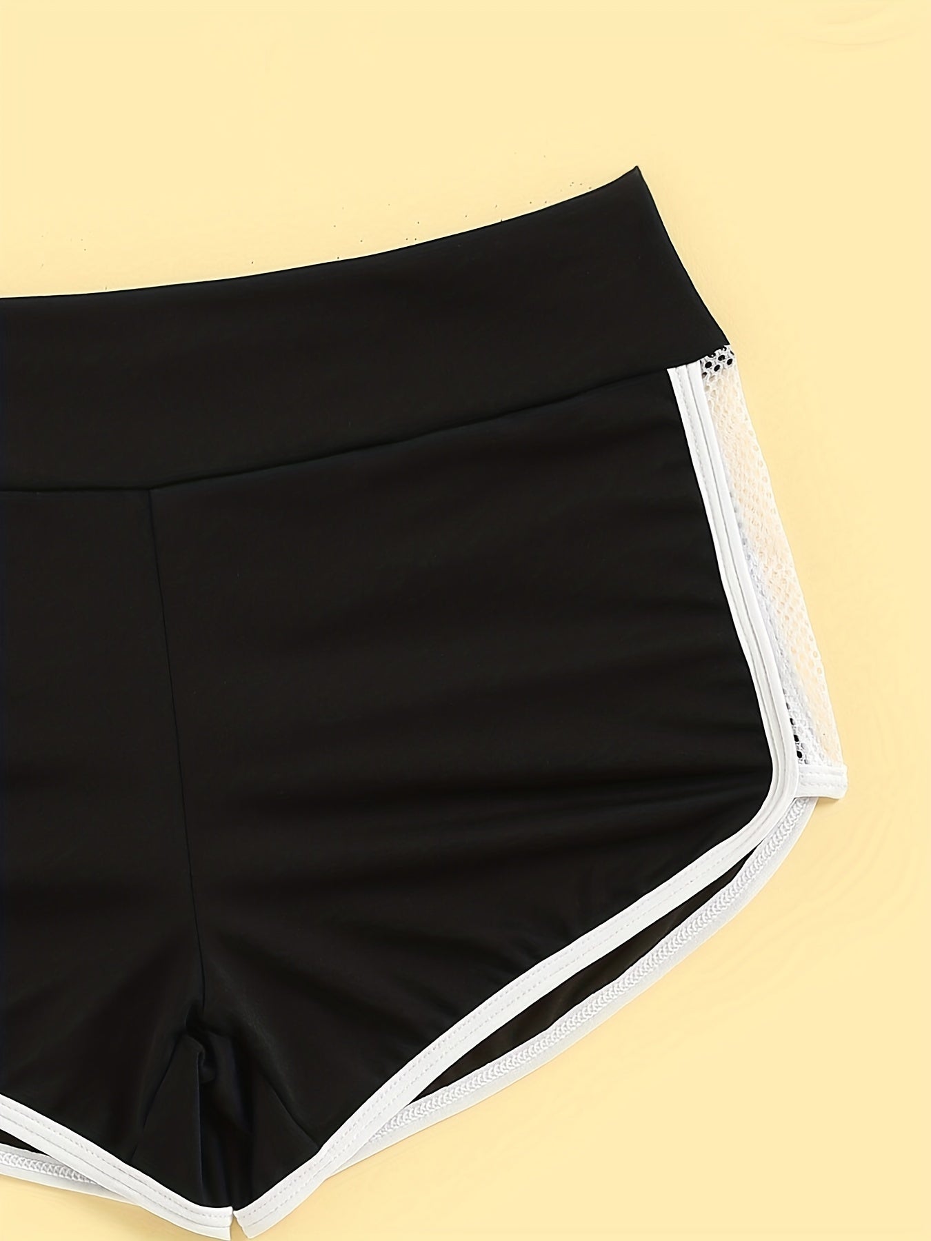 Fishnet Stitching Lounge Shorts for Women
