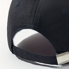 Letter Print Cotton Baseball Cap for Women