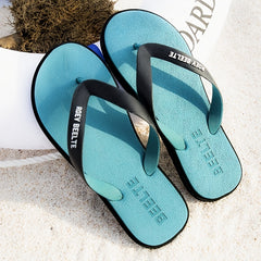 Men's PVC Flip Flops Slip On Anti skid Quick Drying Slides Slippers