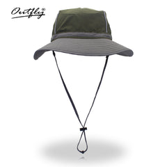Men's Fisherman Hat Sunscreen Wide Brim Hat Spring Summer Outdoor Fishing Sunsha