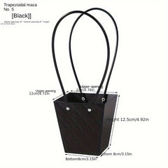 Embossed Flower Bag 3D Design Tote for Retail Supermarket