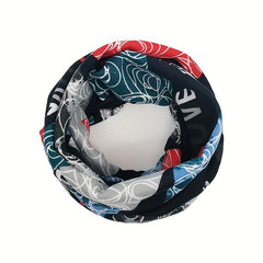 Stitching Print Beanie Hat Stacking Hat Outdoor Cycling Unisex