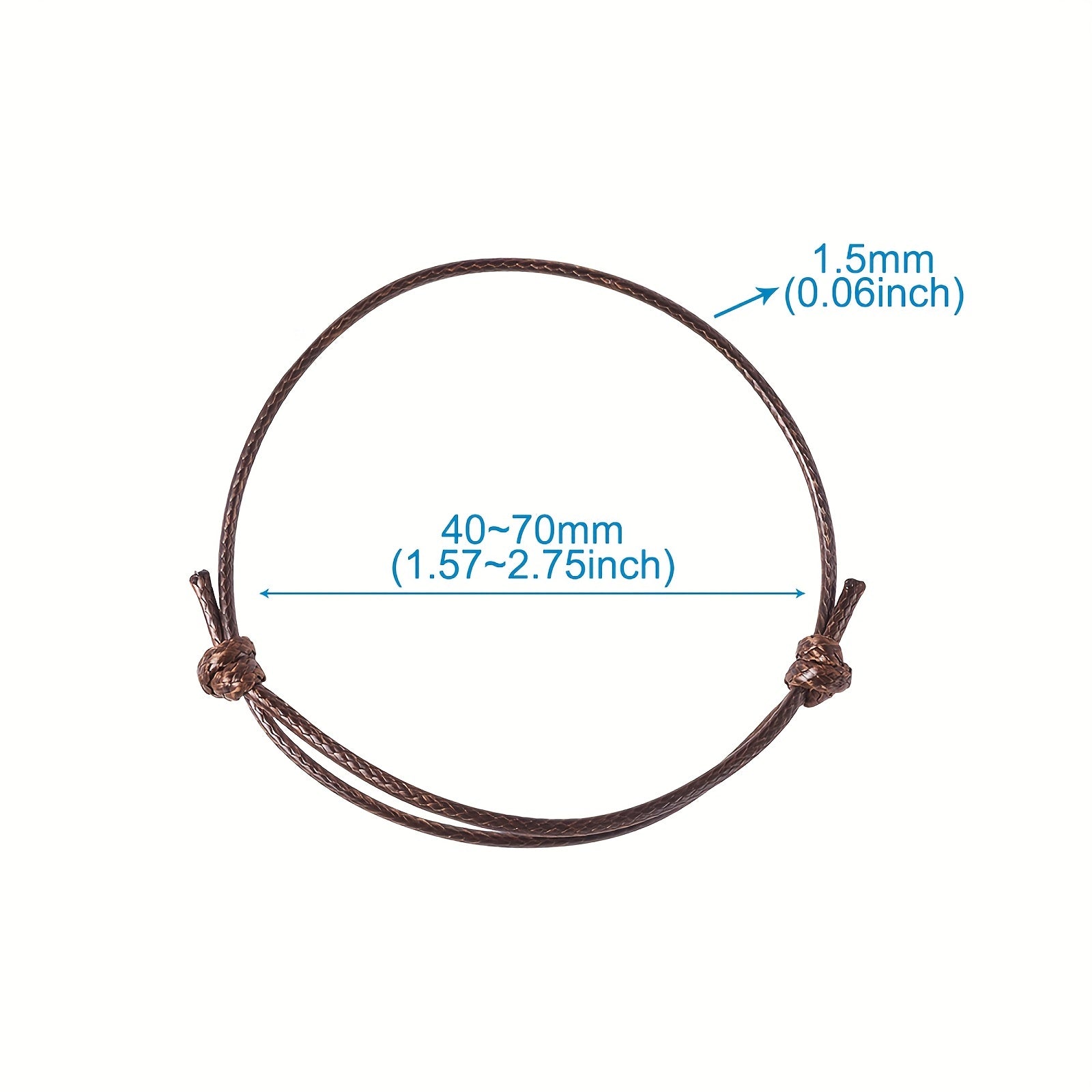 50pcs Friendship Bracelet Cord Adjustable String