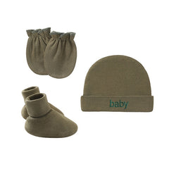 Cute Newborn Hospital Set Beanie Cap & Gloves for Baby Girls & Boys