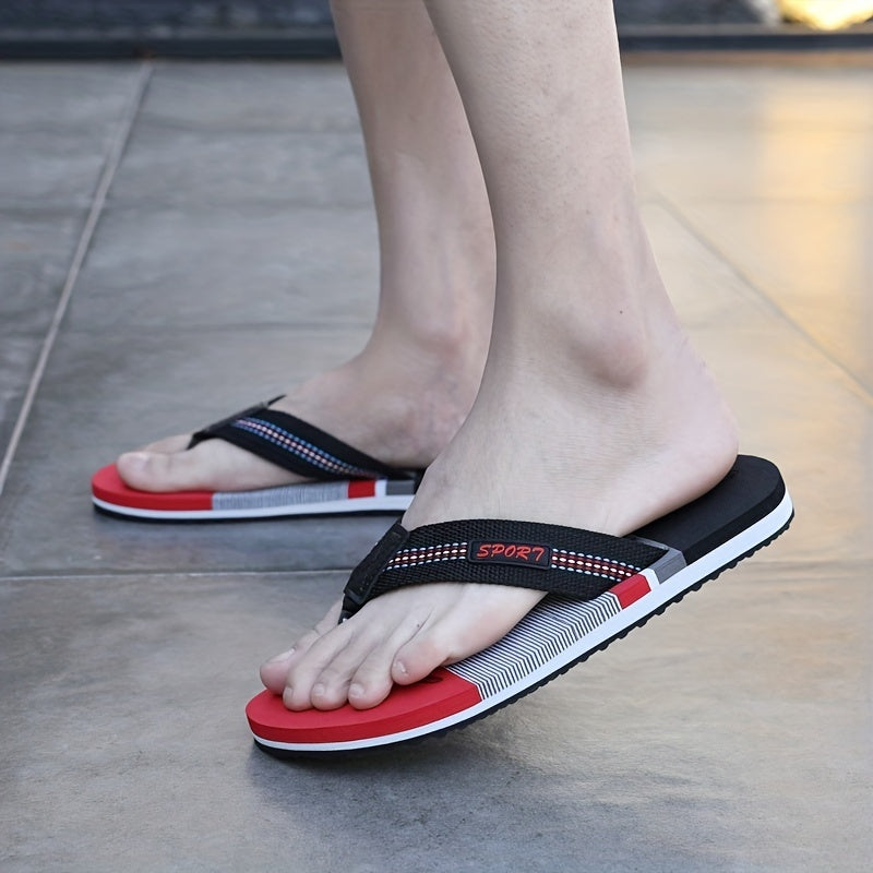 Men's Lightweight Non Slip Flip Flops Quick Drying Comfy Thong Sandals