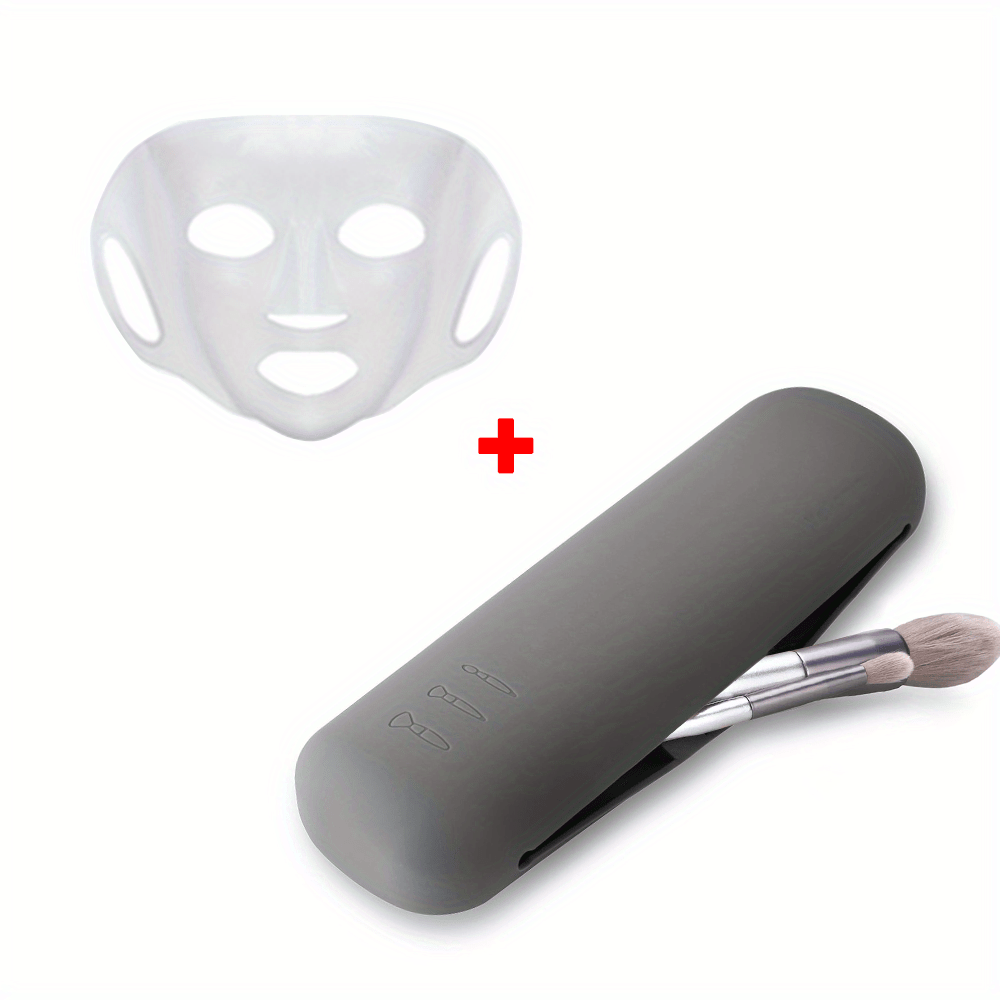 Silicone Makeup Brush Travel Case Waterproof Holder, 13 Colors