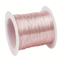 Copper Craft Wire Beading Wire Plated Pink 0.3-0.8mm