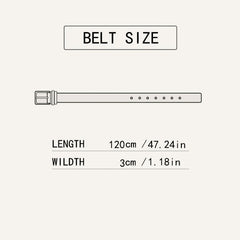 Men's Automatic Buckle Belt - Black