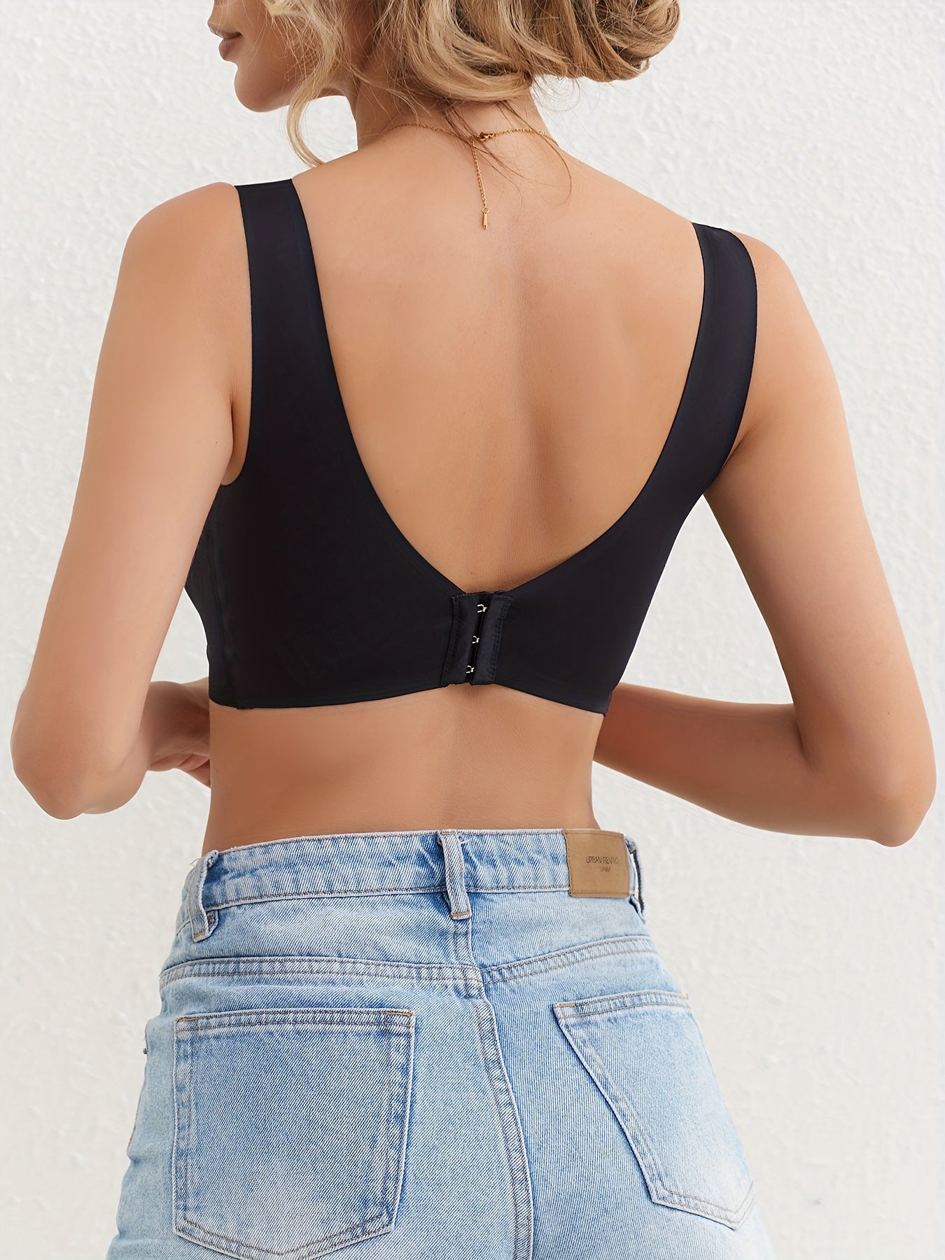 2pcs Seamless Wireless Bras Comfy & Stretch Intimates