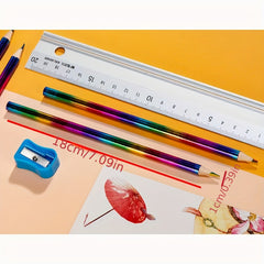 12pcs DIY Rainbow Fun Pen Creative Coloring Stationery Pencil Set