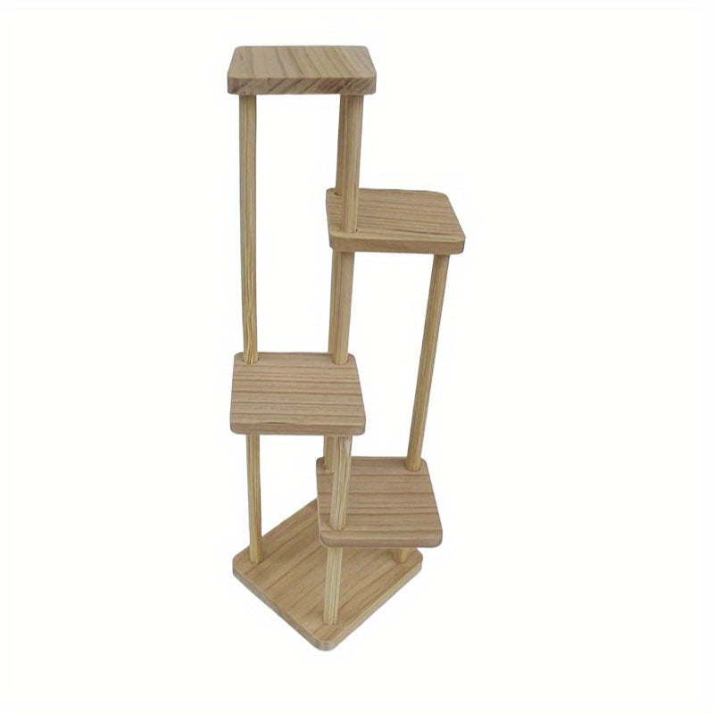 3 Tier Wooden Display Stand for Dollhouse Furniture