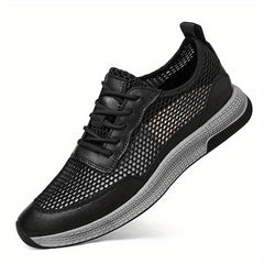 Men's Lace up Sneakers Casual Walking Shoes Comfortable