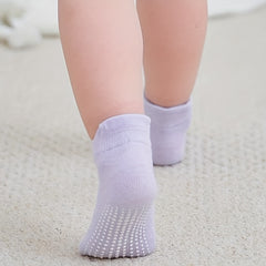 6 Pairs Anti Slip Baby Socks, Ankle Grip, Girls Boys