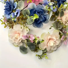Forest Bridal Headpiece Floral Wreath for Beach Vacation Style Hair Accessory