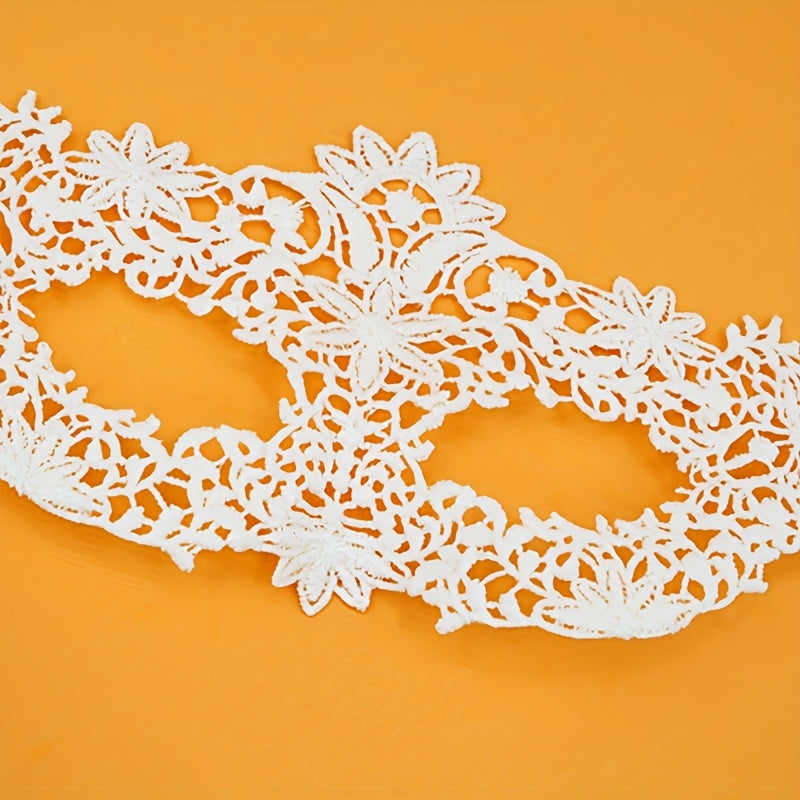 Halloween Double Gauze Lace Six petal Mask
