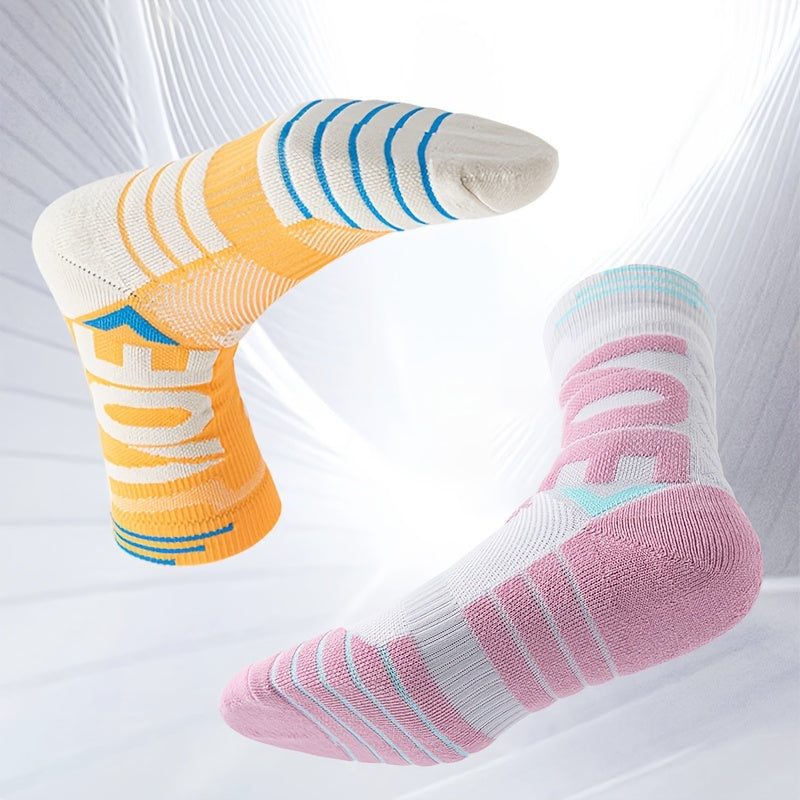 High Shock Absorbent Sports Socks - Mid Calf Tactical Professional Socks