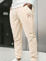 Cartoon Print Men s Drawstring Sweatpants Jogger Pants