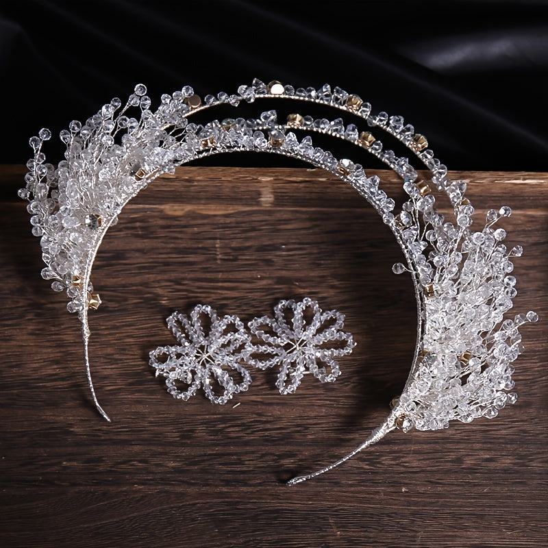 Bridal Crystal Headbands Crown Dress Accessories Wedding