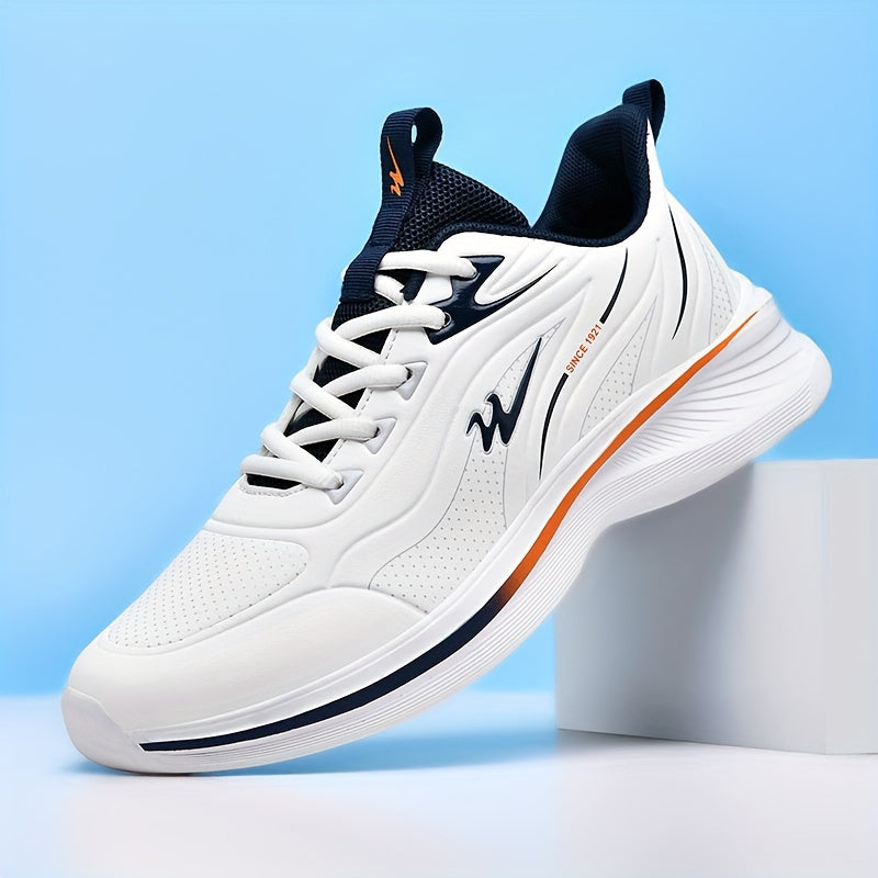 Men's Lace Up Sneakers Comfortable Non Slip Water Resistant