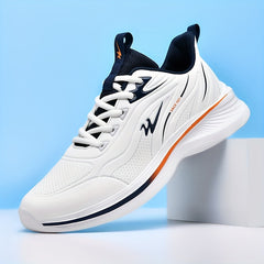 Men's Lace Up Sneakers Comfortable Non Slip Water Resistant