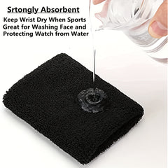 Tower Cotton Wristband Sports Protector Sweatband Gym Wrist Guard