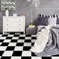 Waterproof Peel and Stick PVC Floor Tile for Living Room, Bathroom